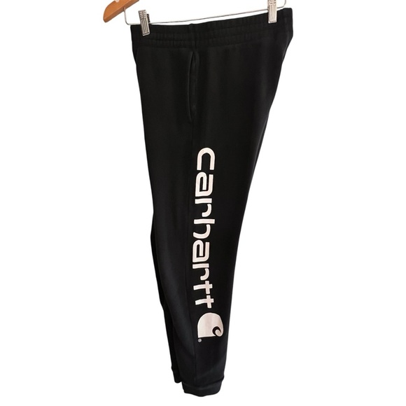 Carhartt Other - Carhartt Boys Logo Fleece Joggers Sweatpants - Black - Size Large (14-16) - EUC